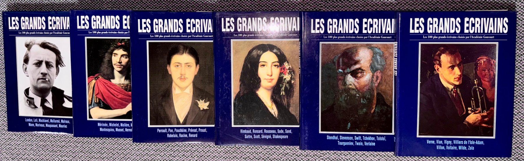 Libri: Collection en 12 volumes  "Les Grands Écrivains" – Usato da Colombier NE venduto da ger_5g56 3