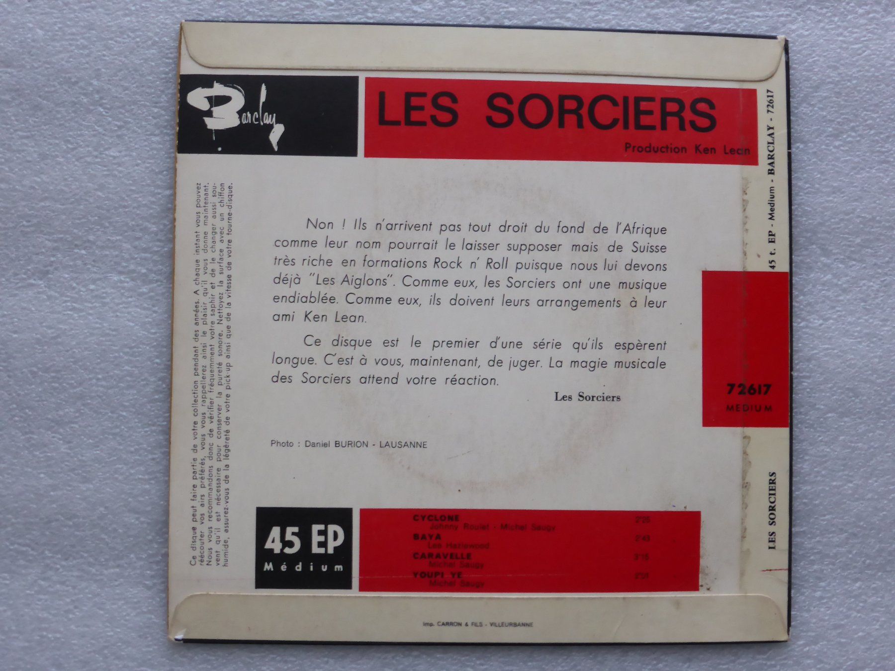 Dischi in vinile: Vinyl Single  EP LES SORCIERS – Usato da Küssnacht am Rigi venduto da Mondkinder 3