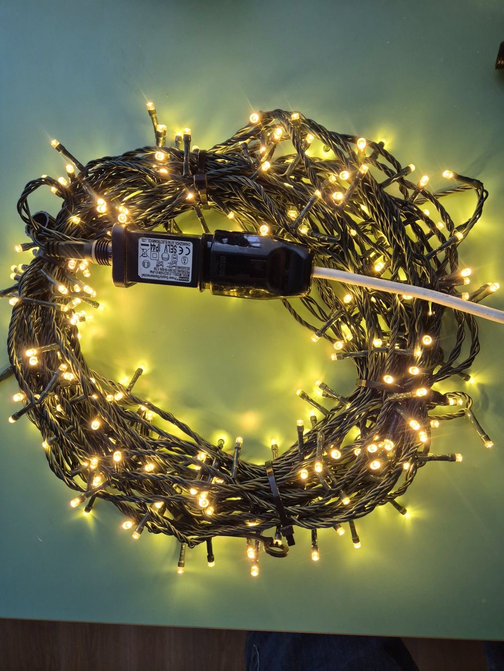 Ghirlande e barre luminose: LED`s Lichterkette – Usato da Stachen venduto da campclenga