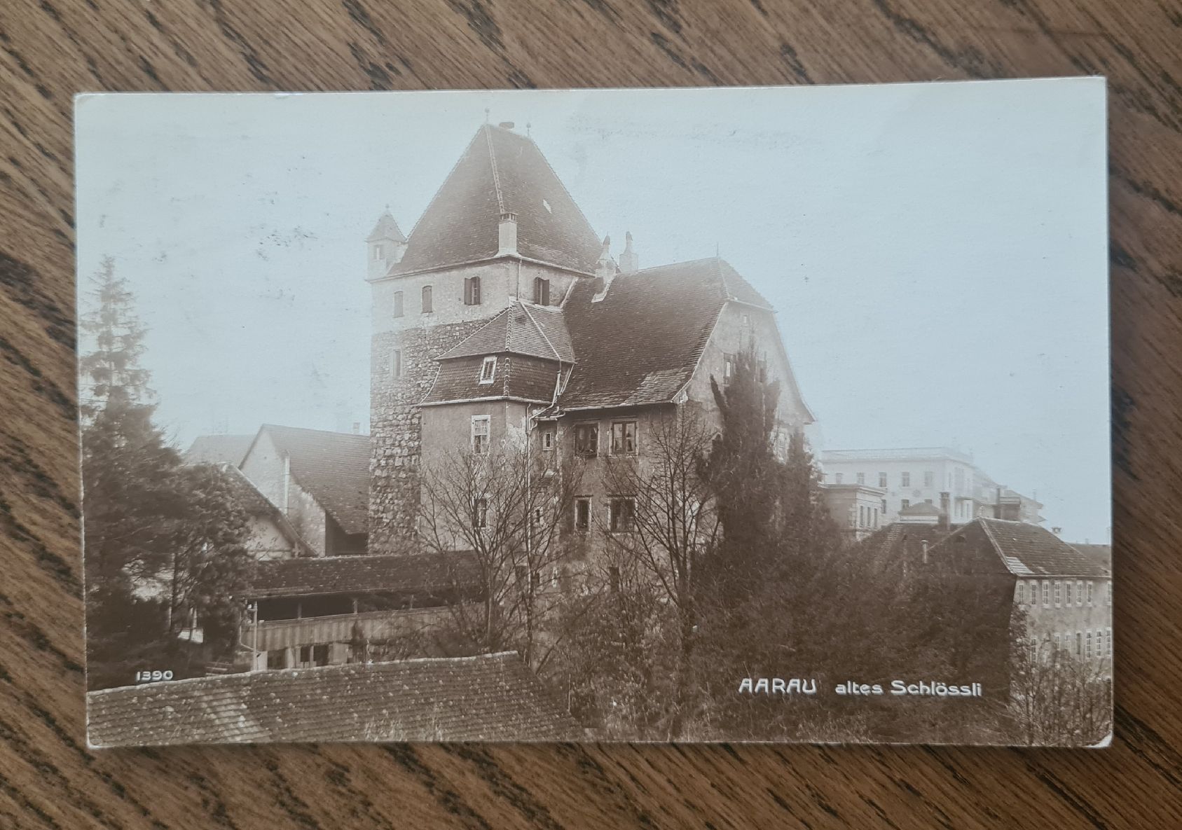 Cartoline postali: Aarau altes Schlössli 1921 – Usato da Ebikon venduto da Donar50