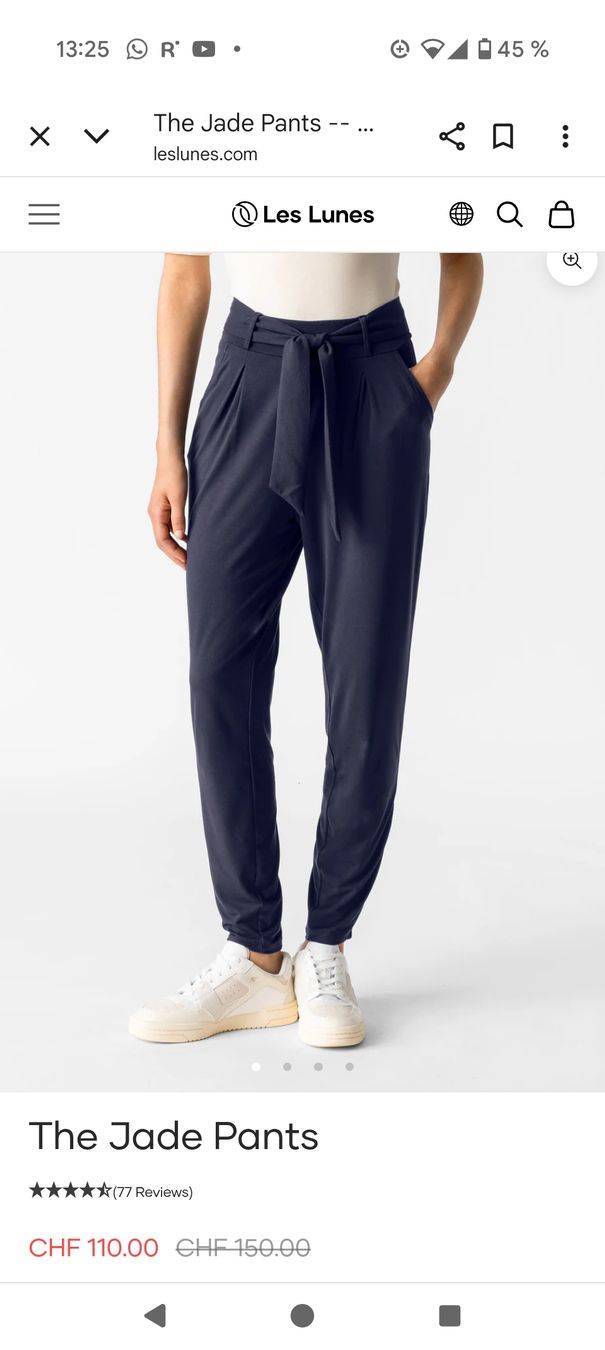 Pantaloni: les Lunes Jade Pants navy blue – Nuovo (secondo la descrizione) da Bonaduz venduto da ChristinaCh