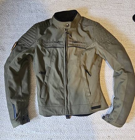 Vintage Motorrad Jacke, Grösse S