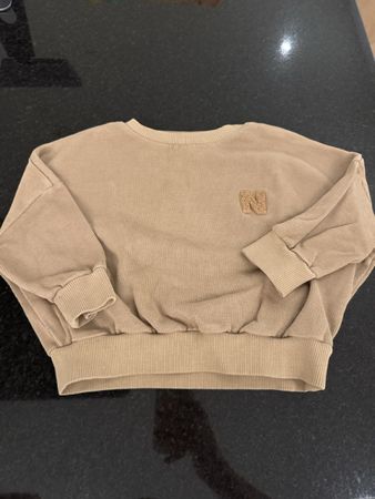 Pullover Nixnut beige Baumwolle Grösse 86 gebraucht