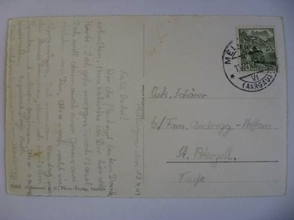 Cartoline postali: AK  Mellingen – Usato da Gundetswil venduto da Egro01 1