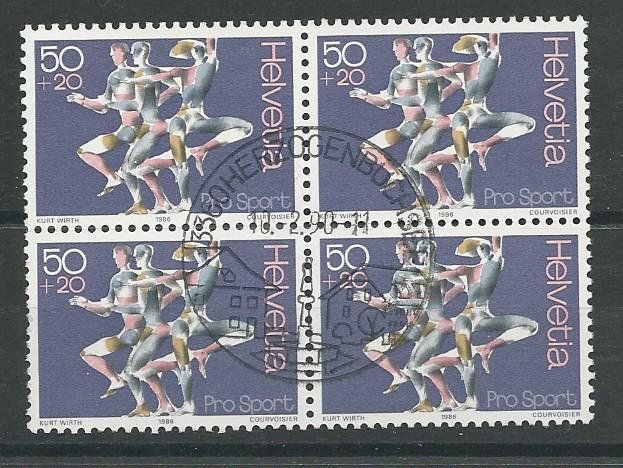 Tutti i francobolli: 1986 Nr. W65 Pro Sport – Usato da Basel venduto da Melphi