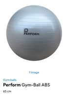 Perform ABS Gymnastikball, silber, Durchmesser 65 cm