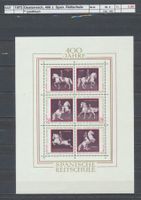 1972 Österreich, "400 Jahre Spanische Reitschule" - Block **