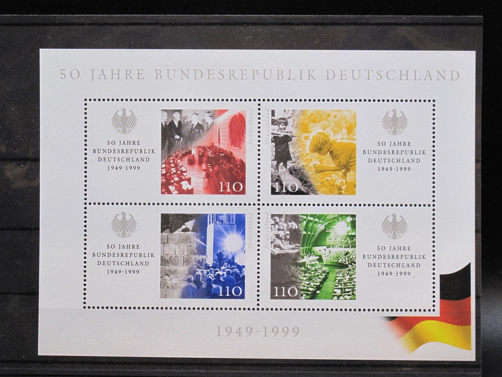 Tutti i francobolli: BRD 1999 Bundesrepublik BL 49 ** – Usato da Wil SG venduto da fva01