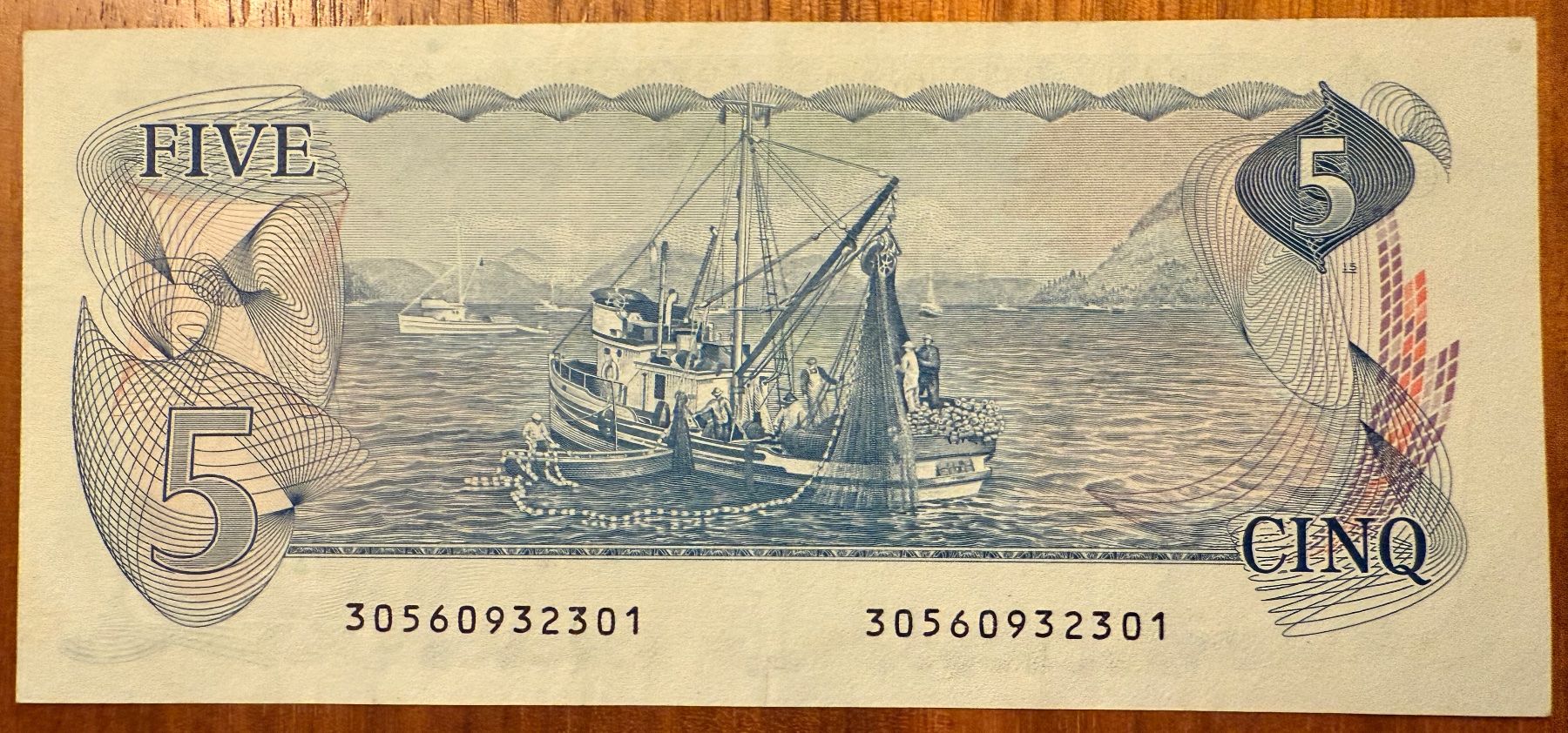 Banconote: Kanada 5 Dollar 1979 Bankfrisch – Usato da Zürich venduto da Polarcita 1