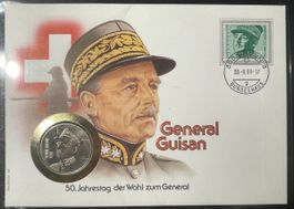 General Guisan Münzbrief