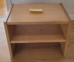 Beistelltisch Massivholz Birke / 45x33x33 cm