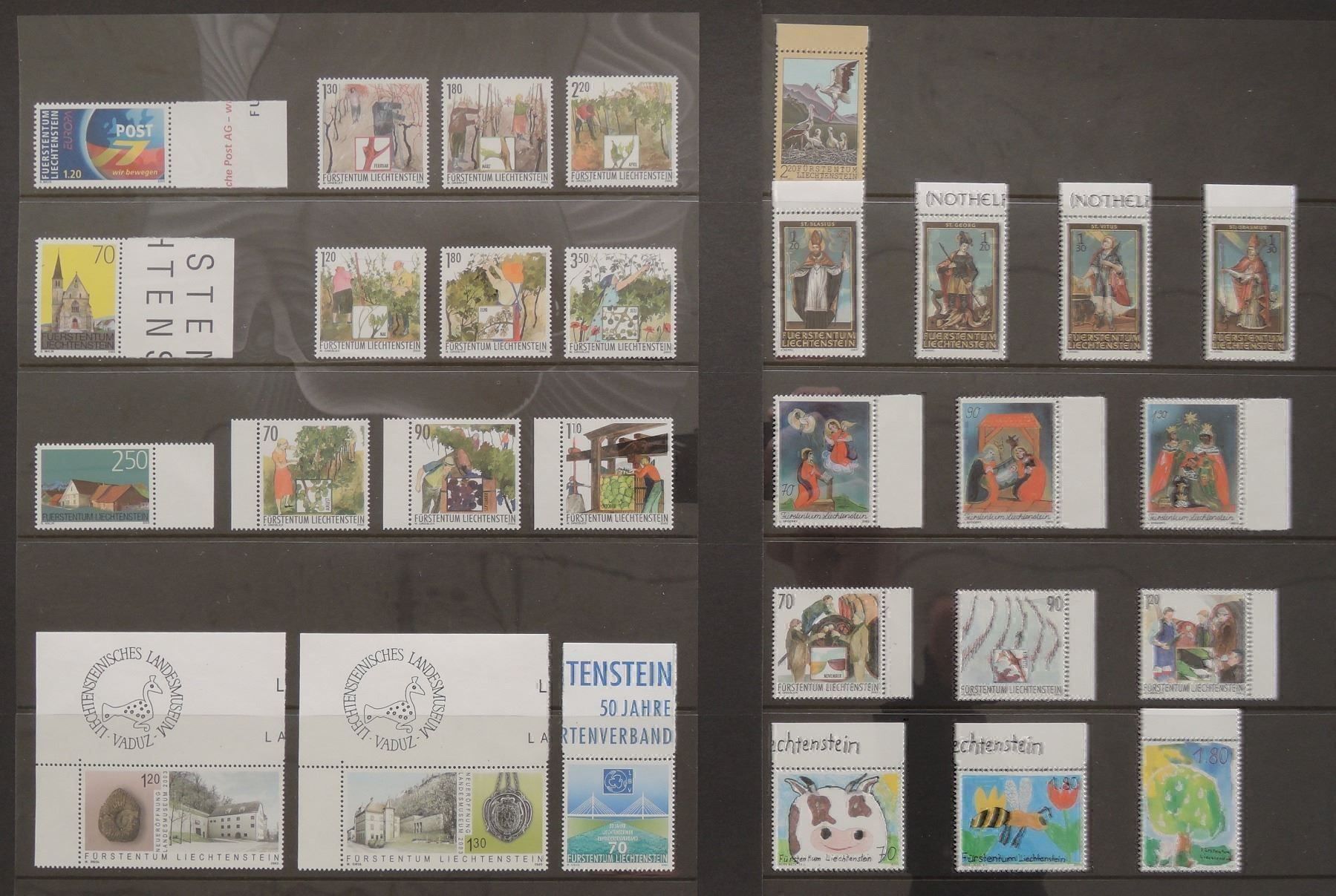 Alle Briefmarken: Liechtenstein 2003 Frankaturwert 39.30 – Neu und originalverpackt aus zürich von Cf8000