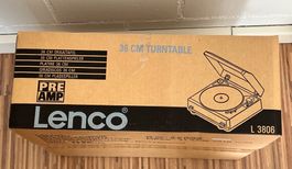 Lenco Plattenspieler, L 3806 OVP neu Lagerräumung