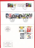 3 Satzbriefe FDC 1999+1998+1993