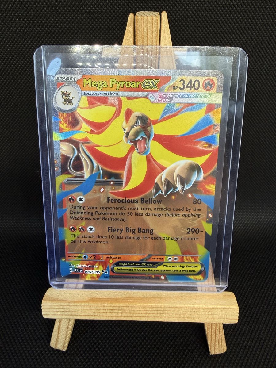 Pokémon Sammelbilder & Trading cards: Pokemon Chaos Rising Mega Pyroar EX ENG 015/086 – Neu (gemäss Beschreibung) aus Niedergösgen von VW2017