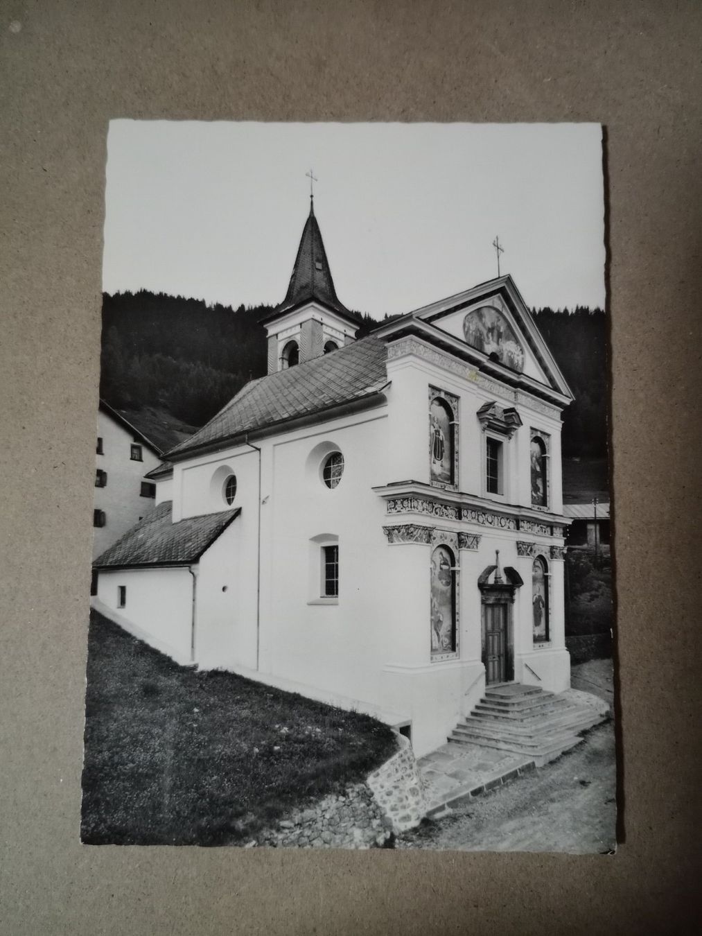 Cartoline postali: Vaz-Obervaz Graubünden Kirche St.Luzi – Usato da Küttigen venduto da Melisch1000
