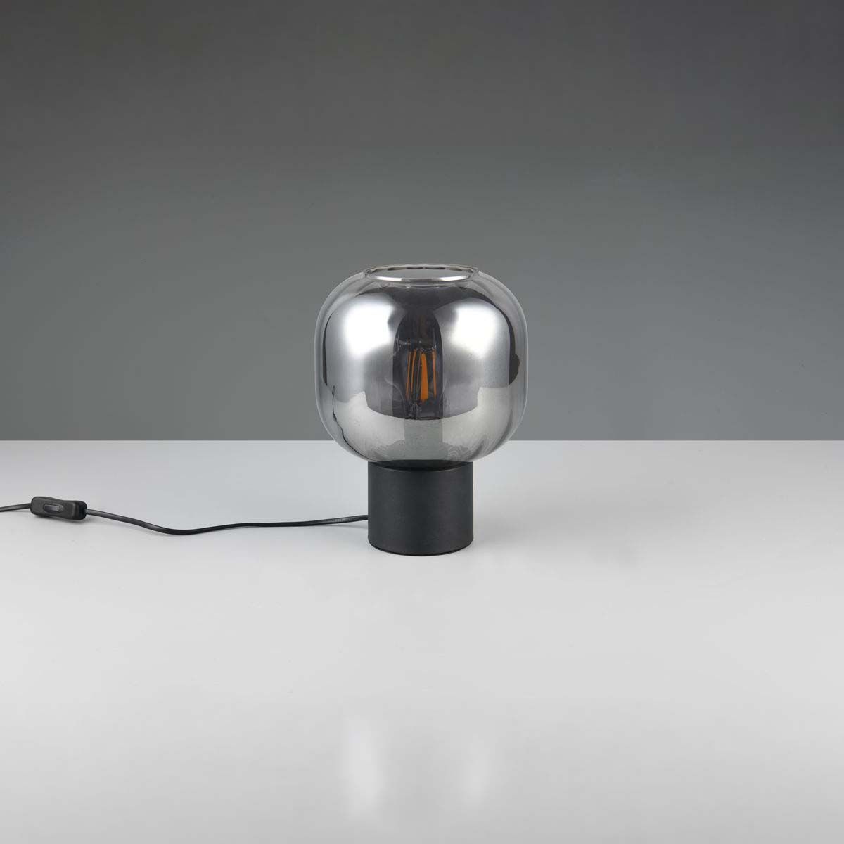 Lampade: Tischleuchte, Glas, Chrom, 26 cm Höhe – Nuovo (secondo la descrizione) da Kreuzlingen venduto da Smart-Light 3