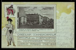 Lugano, Cartolina commemorativa ufficial