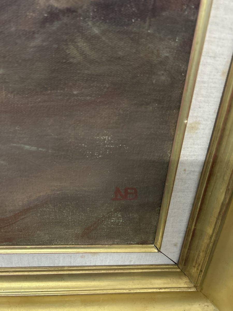 Dipinti: Schweizer Schule, Blumenstillleben, Monogramm – Usato da Zürich venduto da BashasBrockenhaus 1