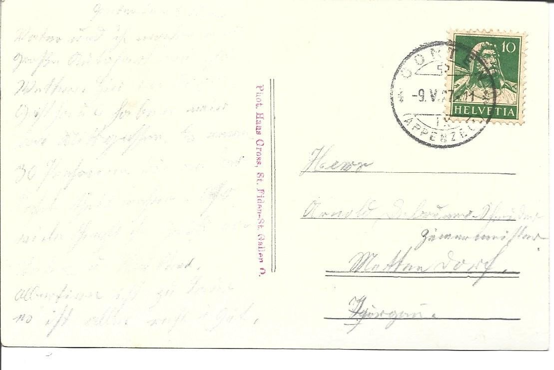 Cartoline postali: AK Gonten AI – Usato da Appenzell venduto da mai25 1