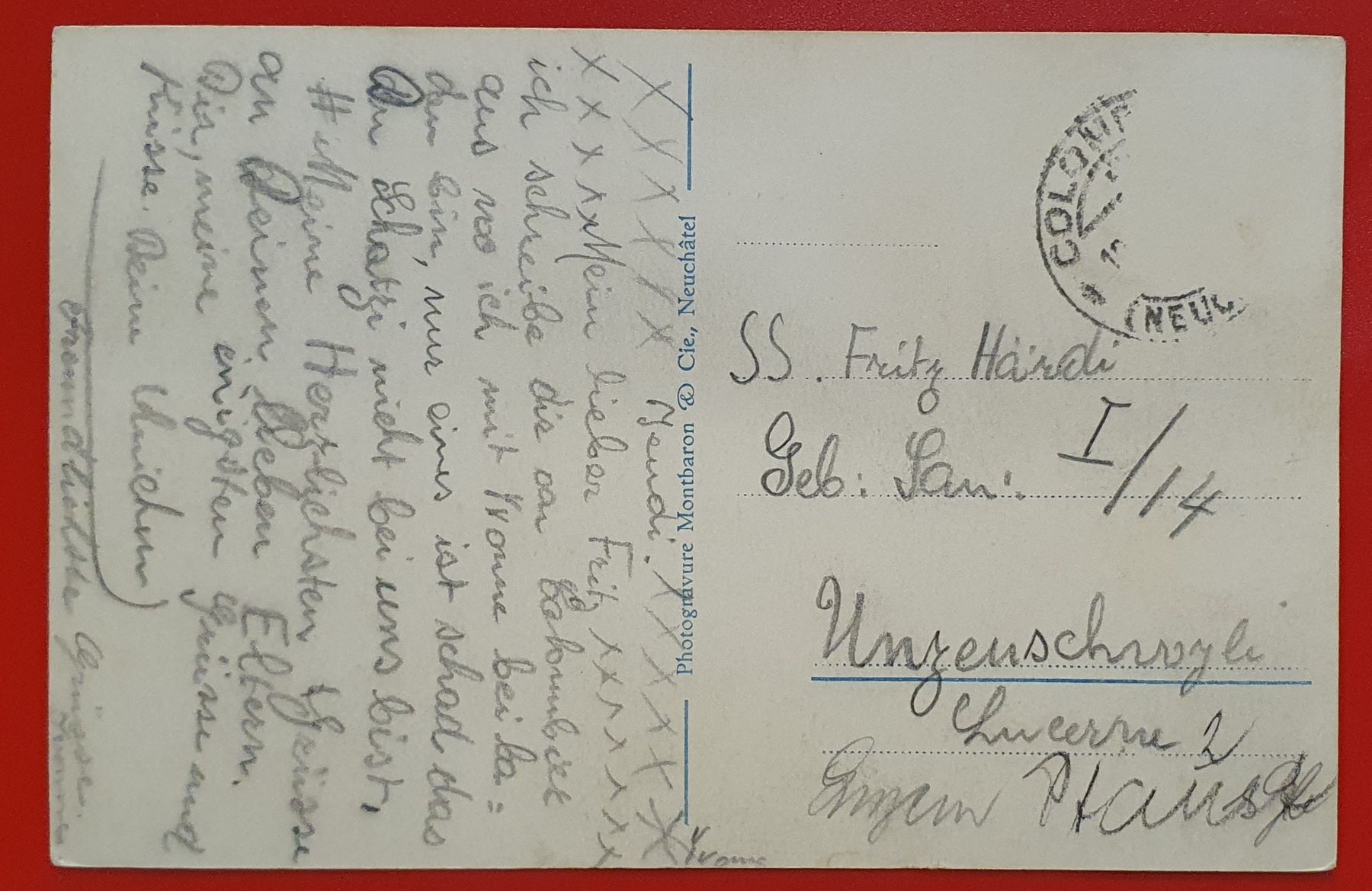 Cartes postales: Colombier - Hotel Robinson, belebt – D'occasion à Kreuzlingen par Rschweiz1 1