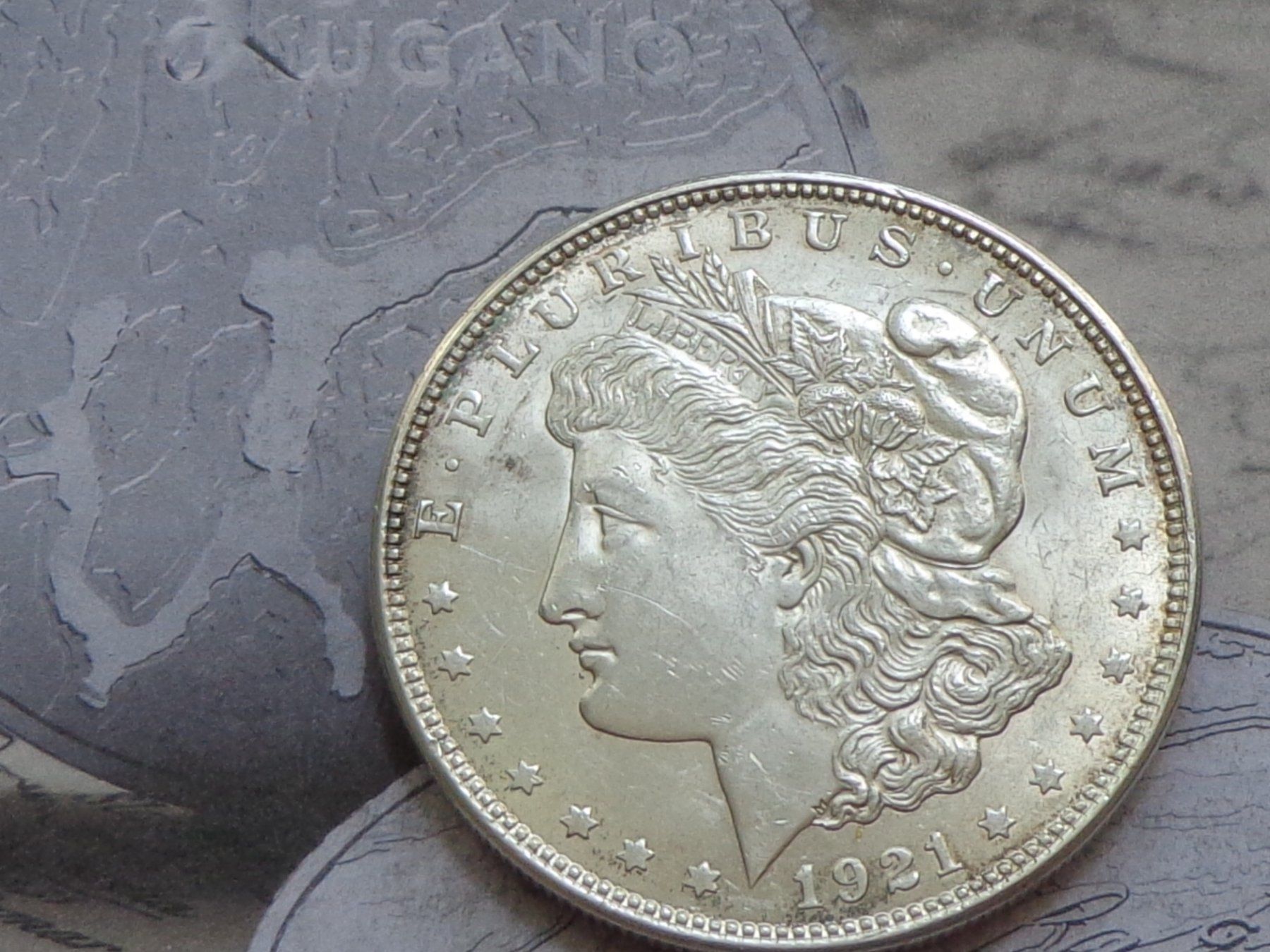 Tutti le monete: 1 dollar USA 1921 "Morgan dollar" – Usato da Pully venduto da UCA01 1