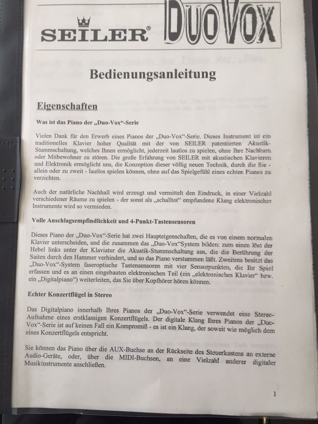 Strumenti musicali: Klavier Seiler deutsche Tradition neuwer – Usato da Dörflingen venduto da petite.ella 5