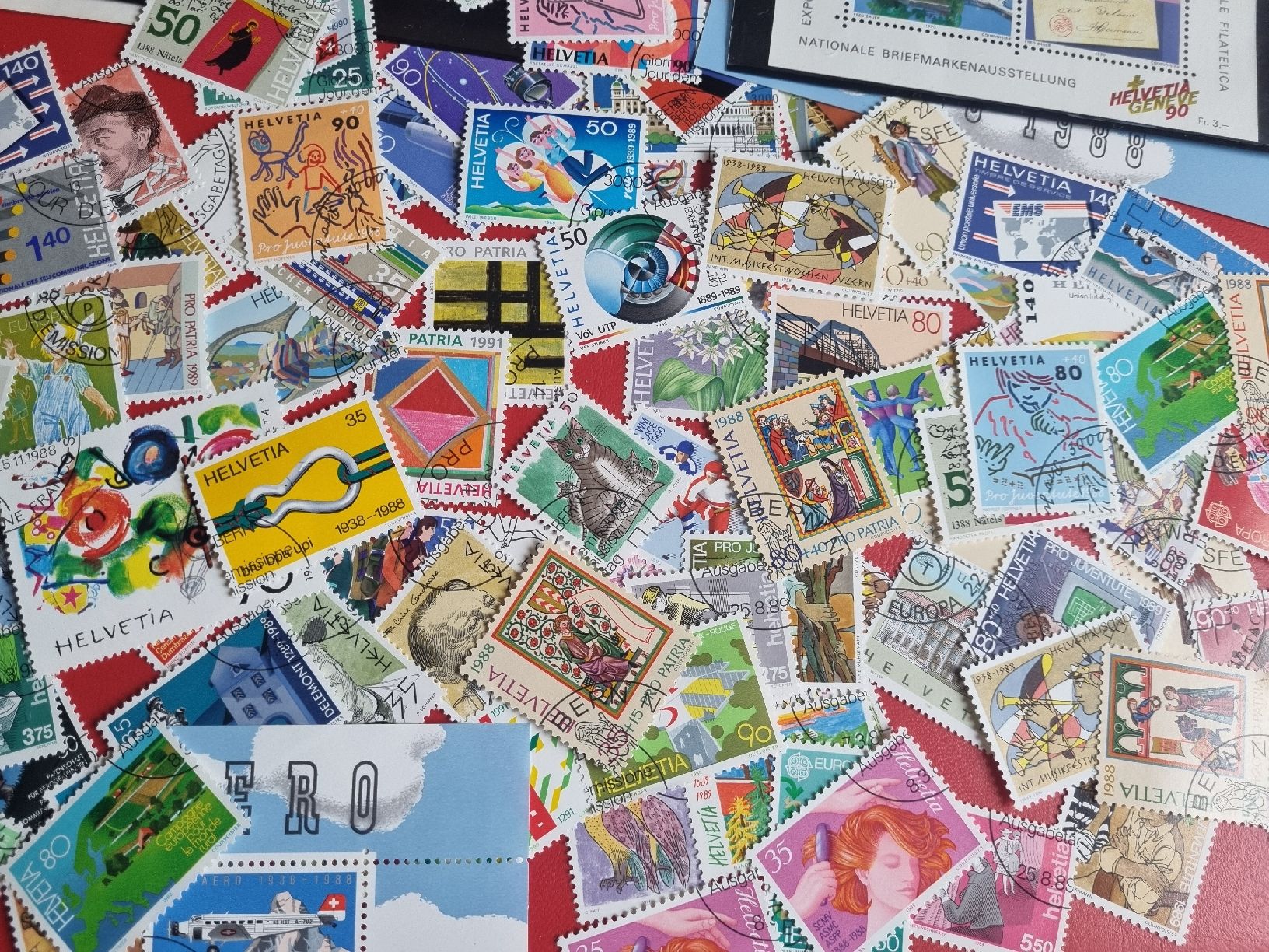 Alle Briefmarken: LOT SCHWEIZ - MODERN - ET.- STEMPEL  – Gebraucht aus Heimenschwand von rog_p7h9 5