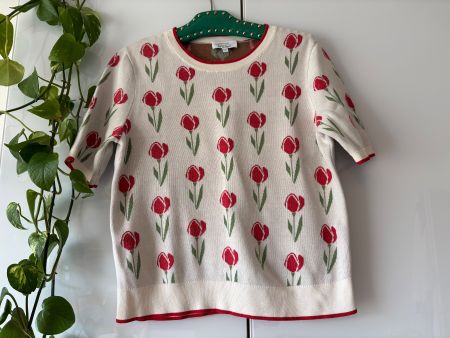 & OTHER STORIES Shirt mit Tulpen Gr. M