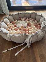 Nest/krabbeldecke beige - auch als Bällebad nutzbar
