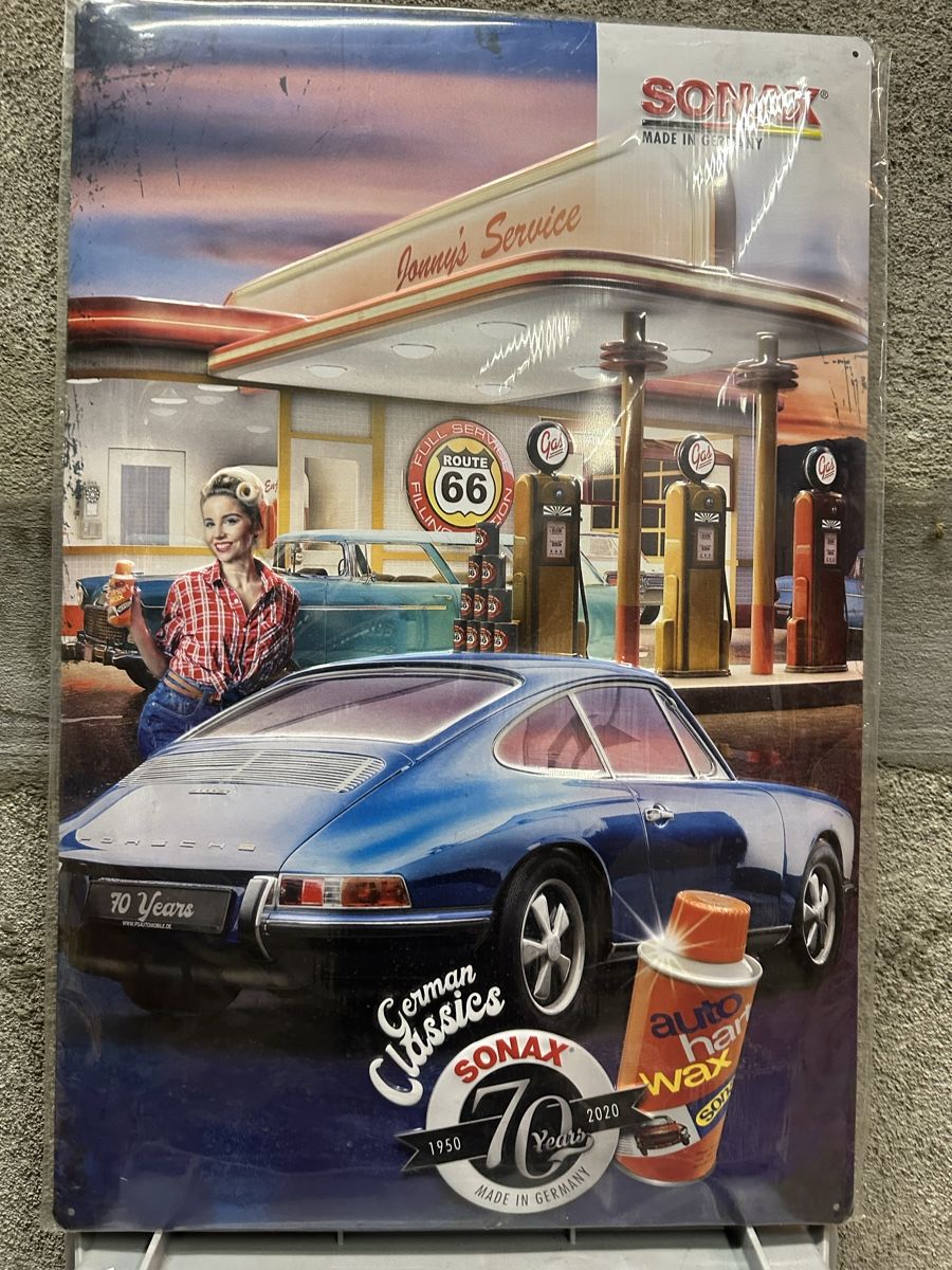 Insegne: Sonax Werbung Reklame porsche 911 – Nuovo (secondo la descrizione) da Reinach AG venduto da rares75