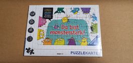 Ravensburger Puzzlekarte - Du bist monsterstark! (24 Teile)