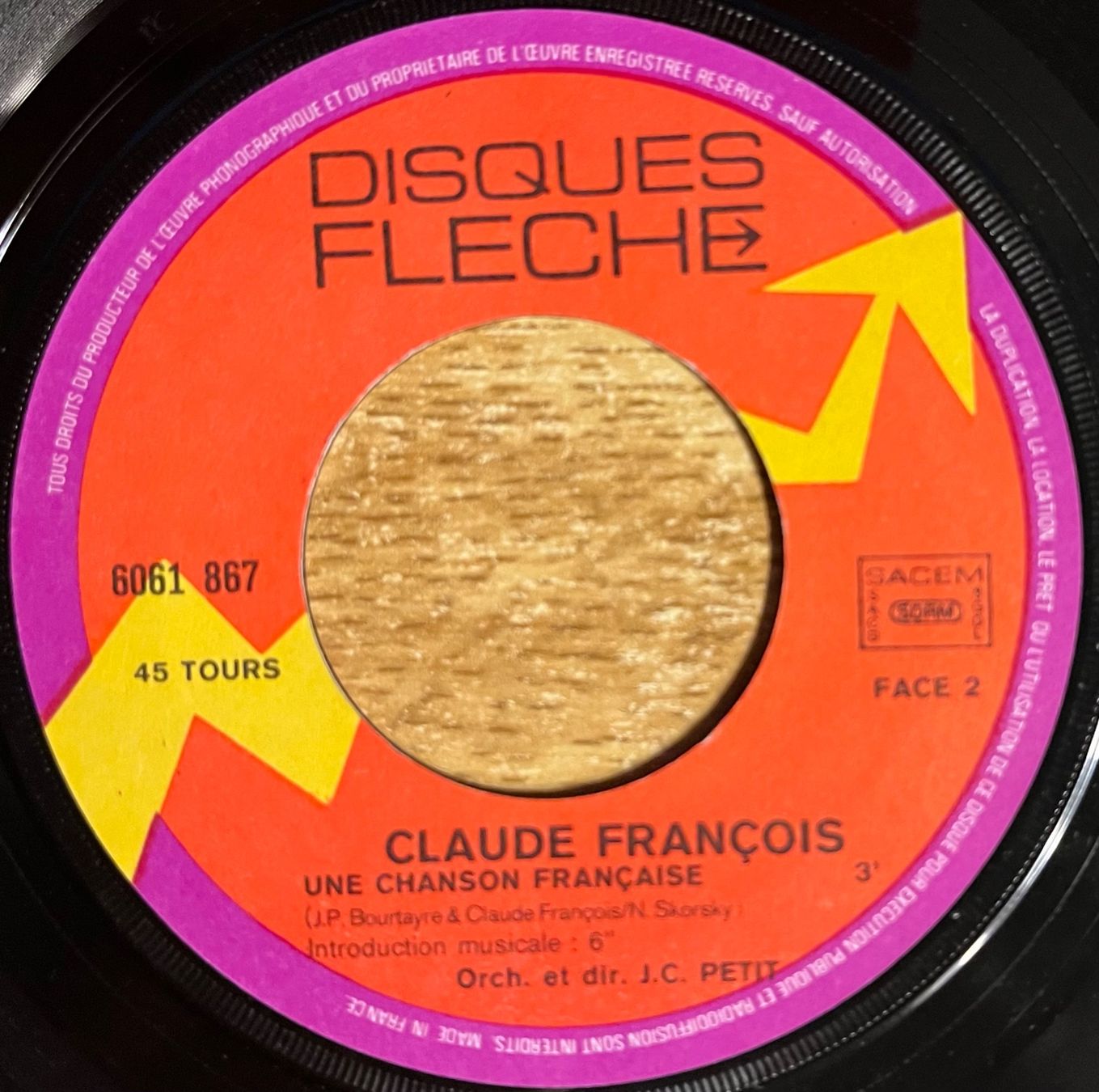 Vinyles: CLAUDE FRANÇOIS - 17 ANS – D'occasion à Bussigny par vinyl-pas-cher 3
