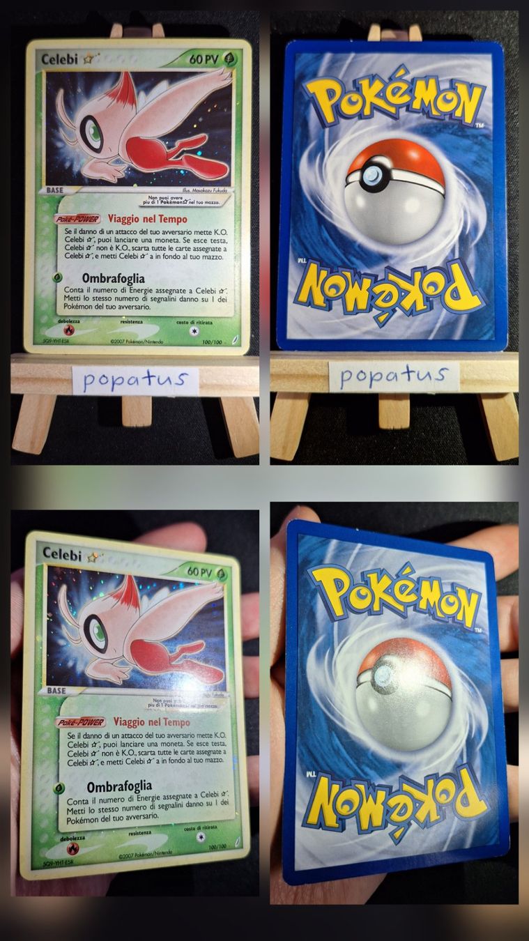 Pokémon Carte collezionabili: Pokémon Celebi Goldstar – Usato da Andwil SG venduto da popatus