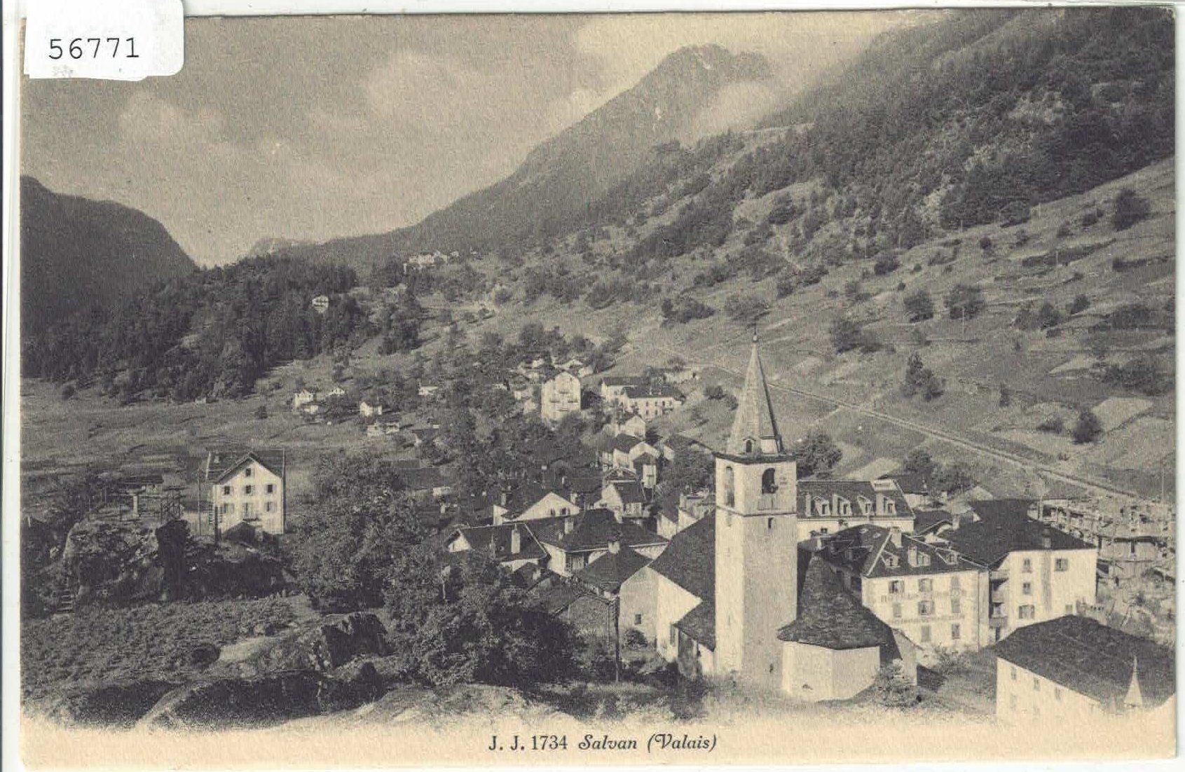 Ansichtskarten: Salvan - Eglise & Hotels – Gebraucht aus Ettingen von Kartenplanet