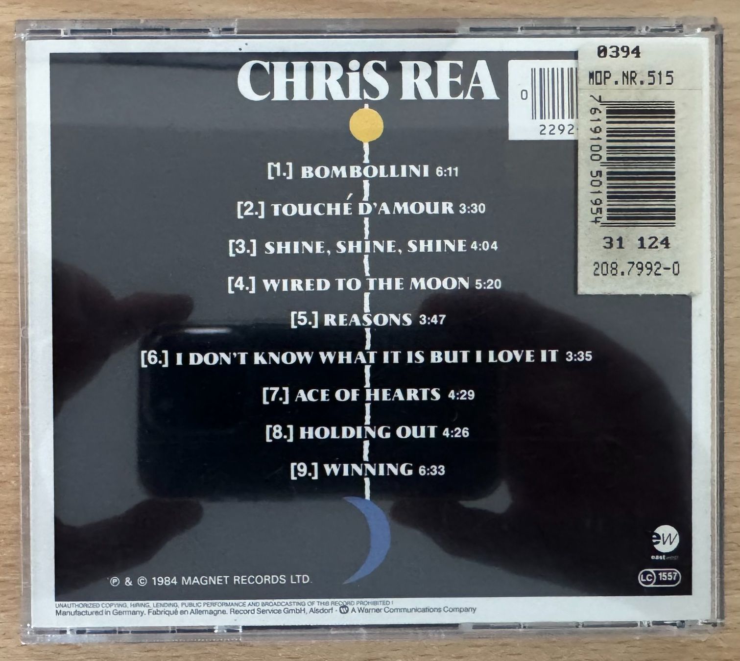 CD: Chris Rea: Wired To The Moon – Usato da Zürich venduto da recordman01 1