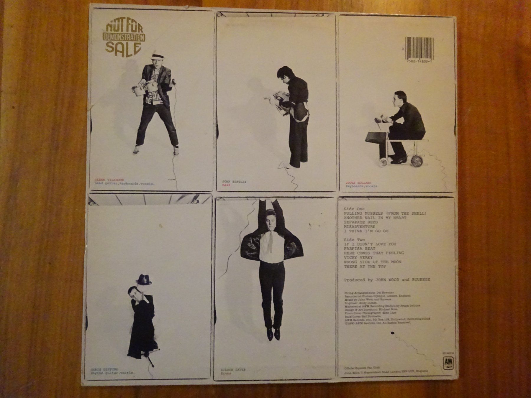 Dischi in vinile: SQUEEZE ** ARGYBARGY – Usato da Luzern venduto da xrayspex99 3