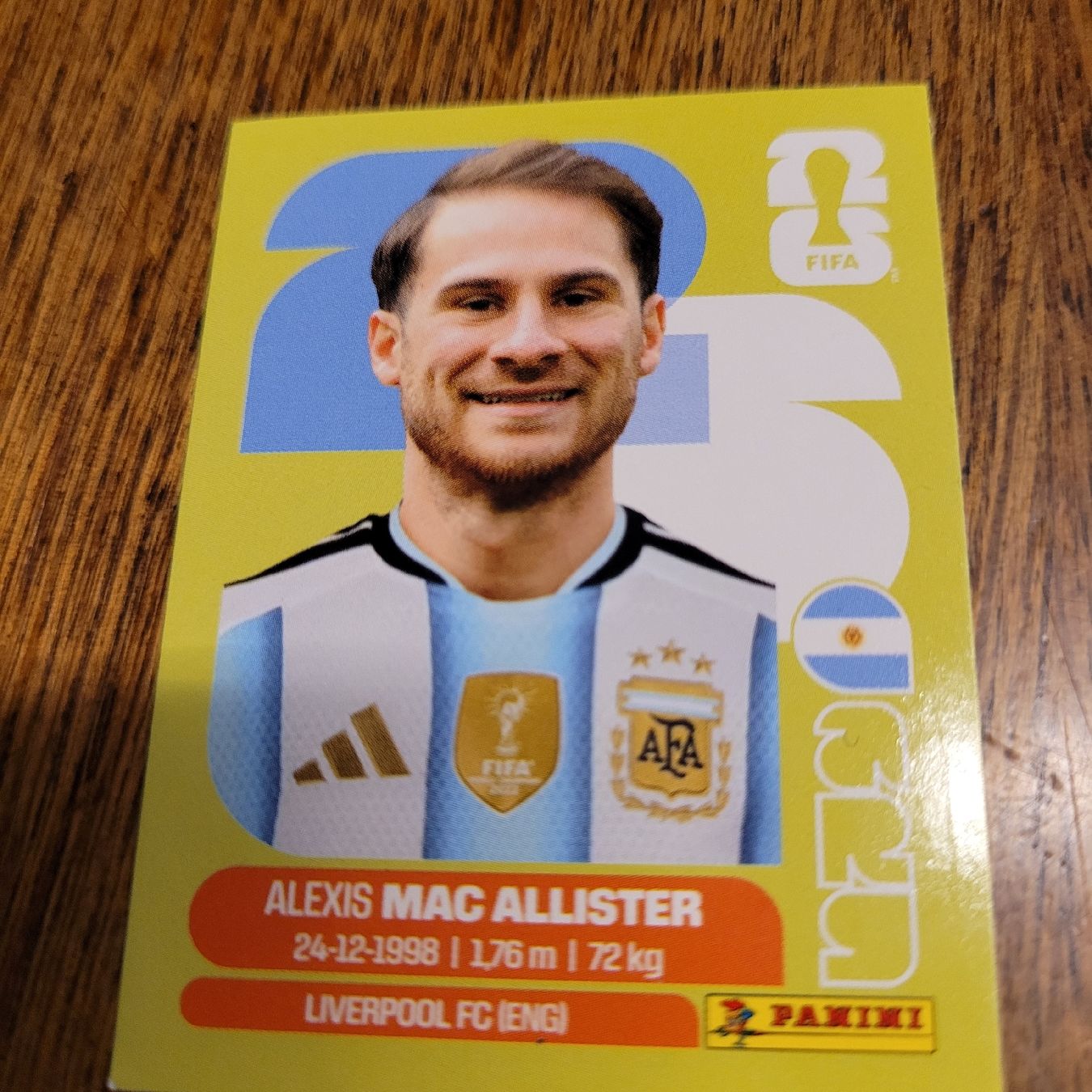 Panini Carte collezionabili: Panini 26 MAC ALLISTER – Nuovo (secondo la descrizione) da Winterthur venduto da Flomal