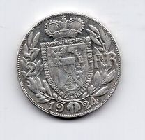 (1280) FL, 2 Franken, 1924, vz+