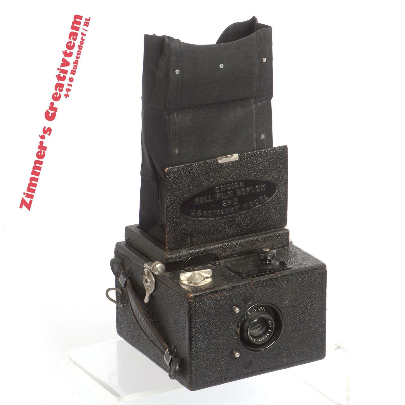 Fotocamera: ENSIGN Rollfilm Reflex 2 1/4 B – Usato da Bubendorf venduto da zimmers_creativteam