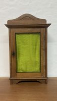 Small Wooden Cabinet with Lock and Key