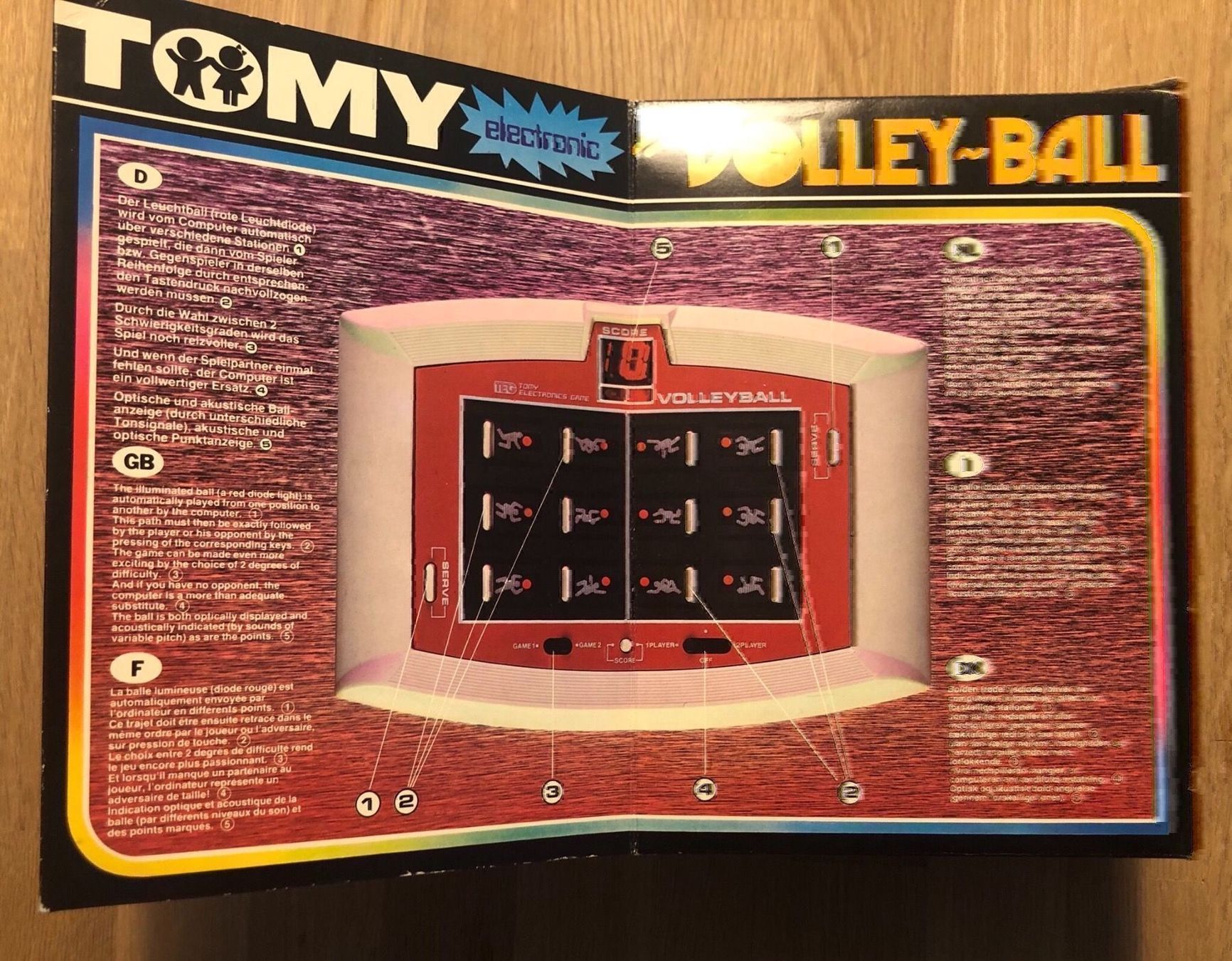 Slot Machine: Tomy Electronic Volleyball in OVP – Usato da Kestenholz venduto da Dickies09 2