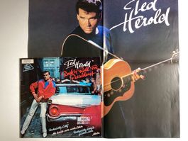 Ted Herold LP - Rock N Roll For President (mit Poster)