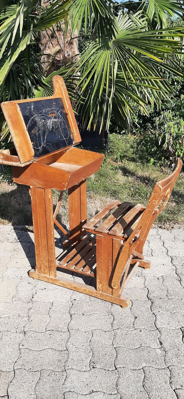 Panchine: Ancien banc d'école – Usato da Collombey venduto da thu_2zzh 1