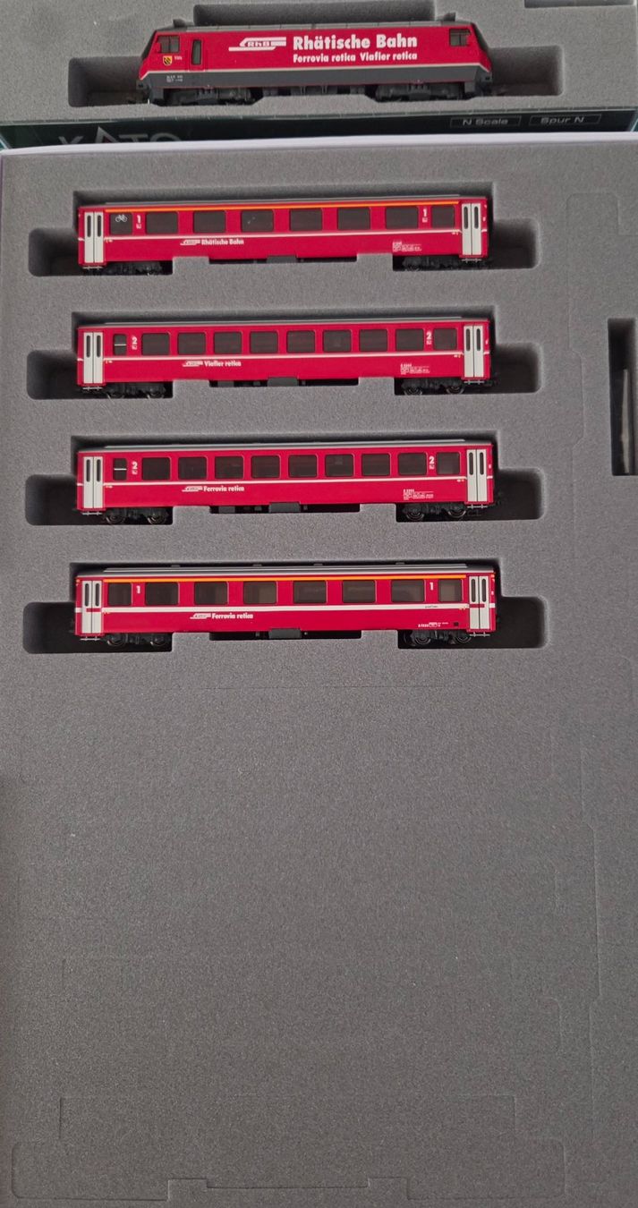 Kato Trains électriques: RhB-Set EWl Kato Spur N – Neuf avec emballage d'origine à Rorbas par susinchen 1