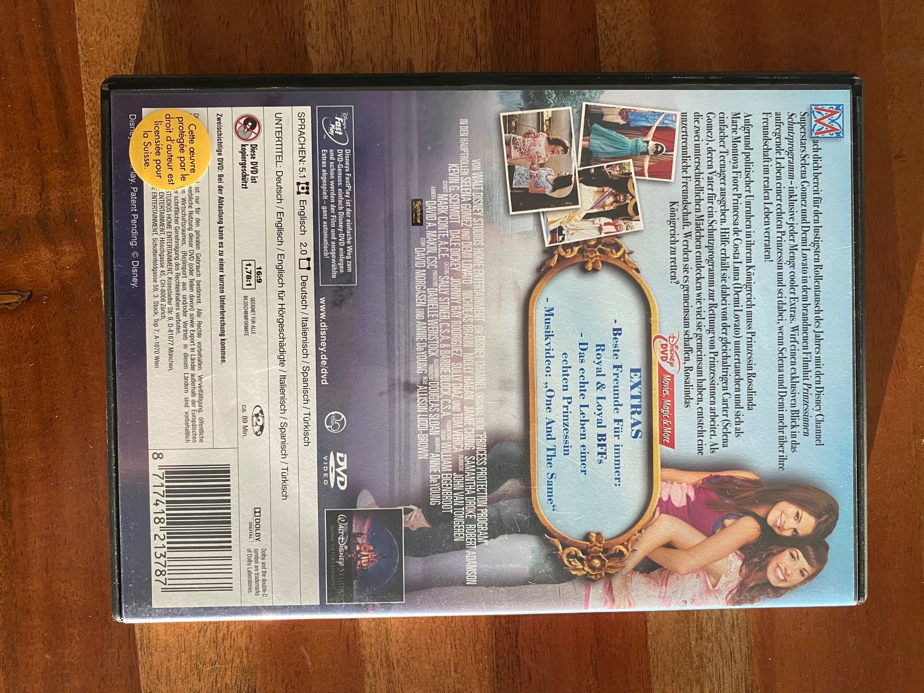 Tutti i DVDs: Disney Prinzessinnen Schutzprogramm Film – Usato da Däniken SO venduto da reyna77 1