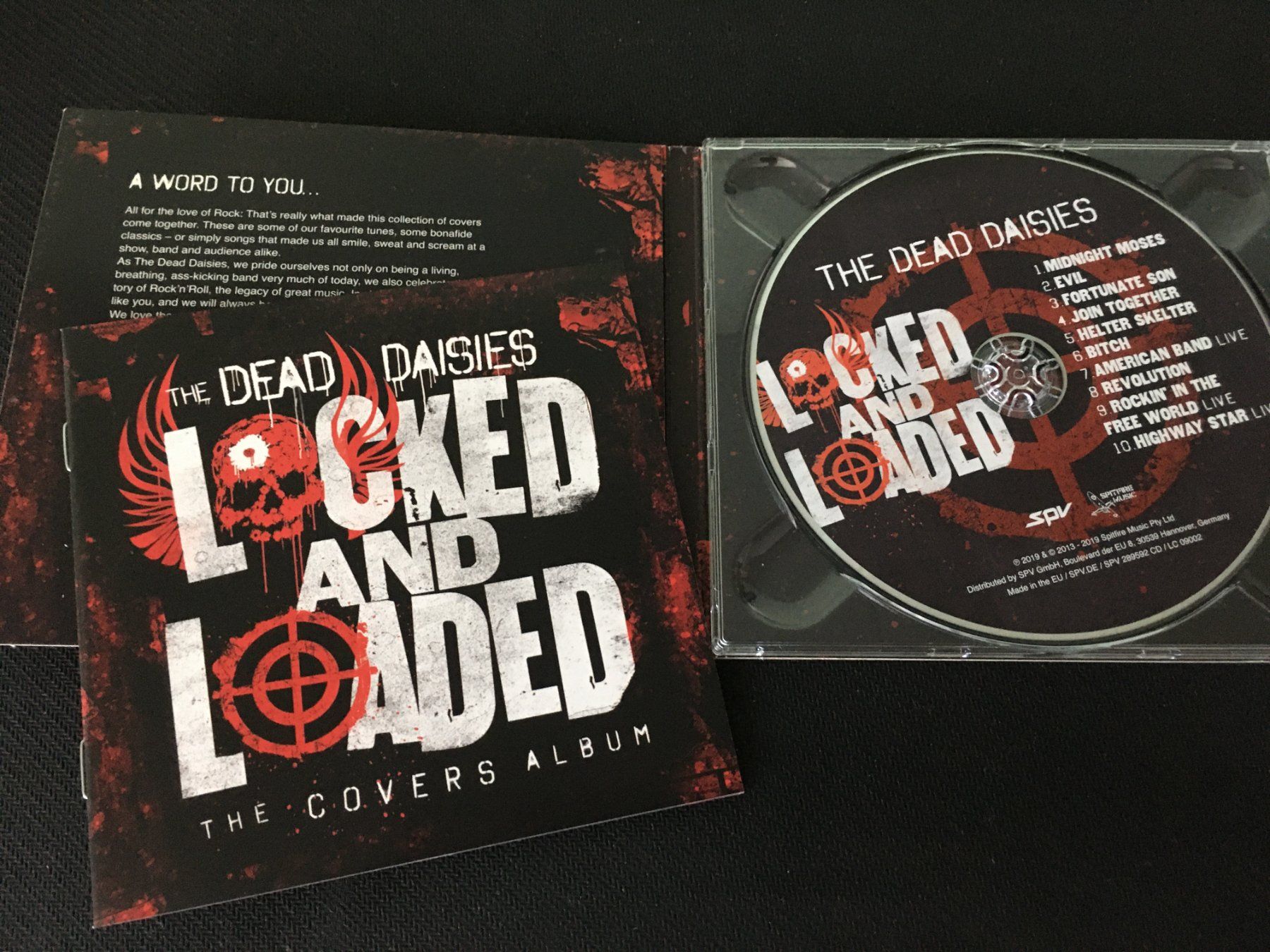 CD: The Dead Daisies - Locked and Loaded -CD- Digipack – Usato da St.Gallen venduto da MedienJoe 1