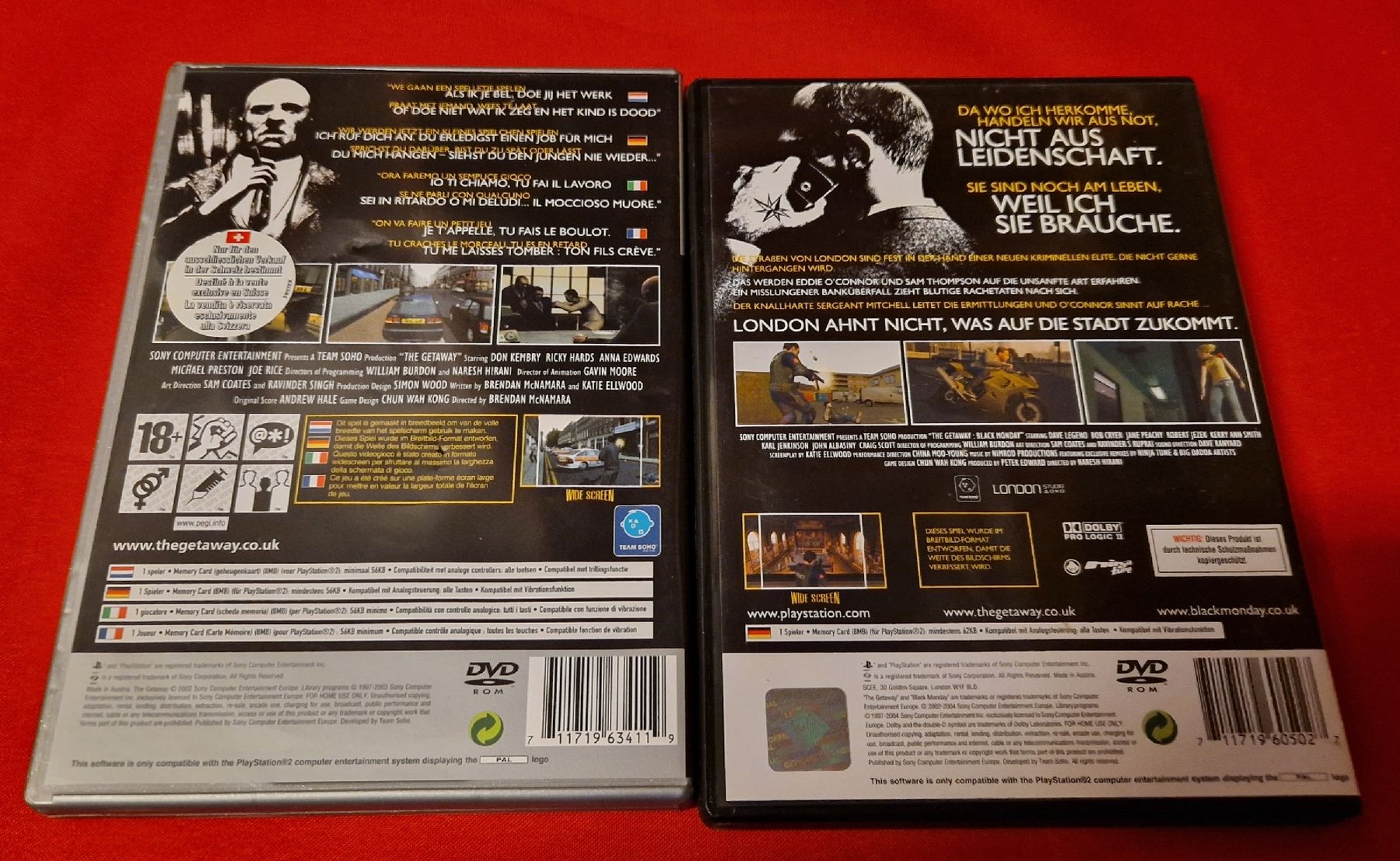 Sony Giochi: The Getaway + Black Monday PS2 – Usato da Villars-sur-Glâne venduto da MrLobTec 1