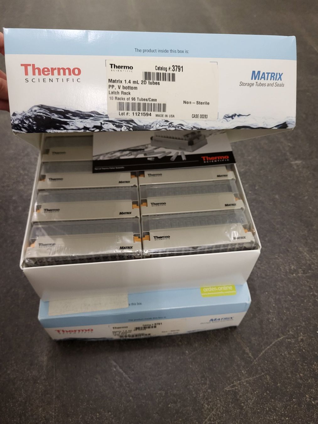 Behälter & Ähnliches: Thermo Matrix 2D Barcode Röhrchen 1.4ml 3791 SET 2 Cases – Neu und originalverpackt aus Basel von LabLoop_Supply 1