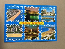 AK Italien Lignano Strand mehrbildrig 1987